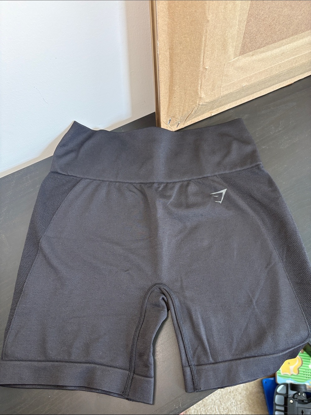 Black Women's High-Rise Athletic Shorts